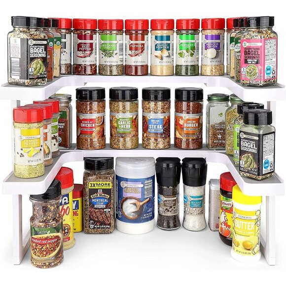 Deluxe - Expandable Spice Rack and Stackable Cabinet & Pantry Organizer 1 Set of - Picture 4 of 9